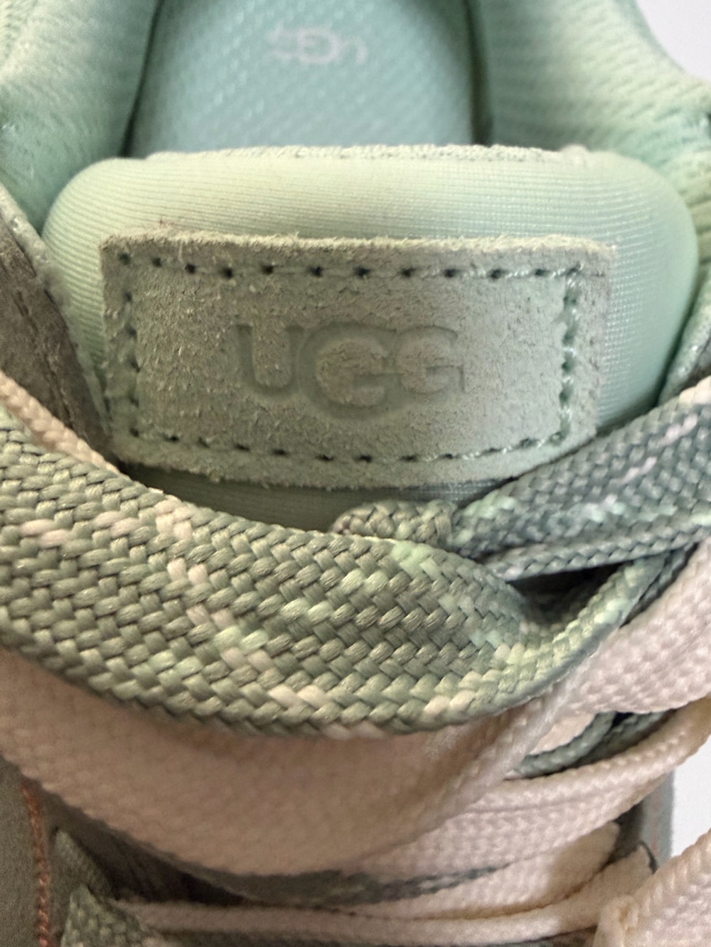 UGG Women's Mint Green & Cream Low-Top Sneakers - Picture 4 of 9